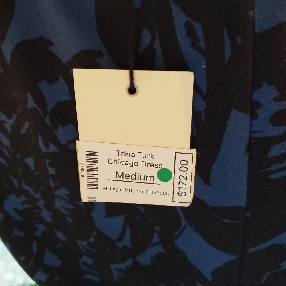 Trina Turk blue floral dress - Picture 7 of 8